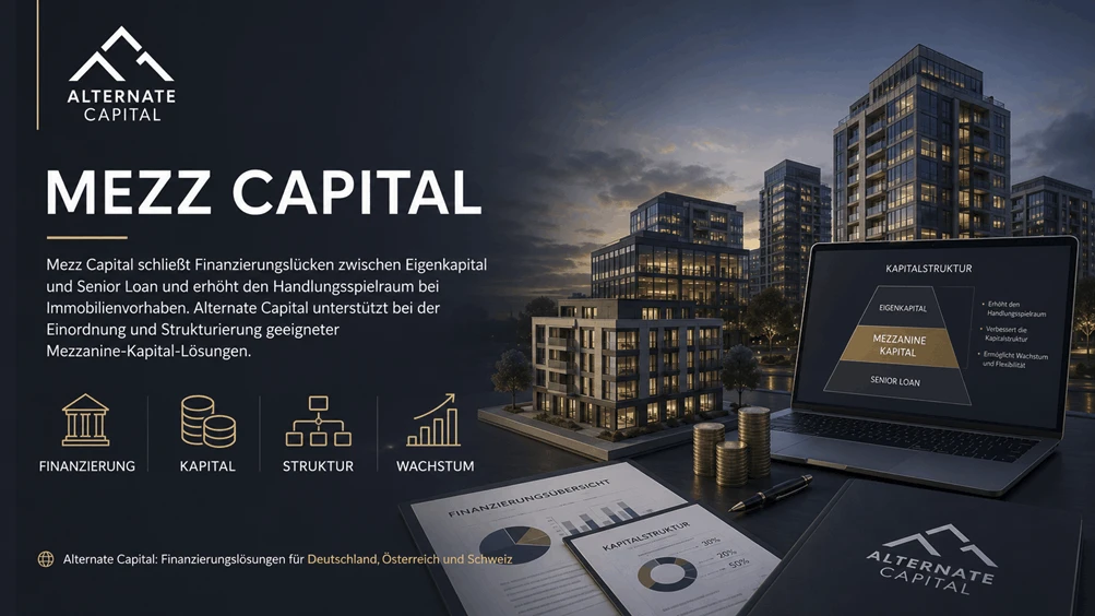 Mezzanine Kapital für Immobilien im Vergleich zu echtem Eigenkapital
