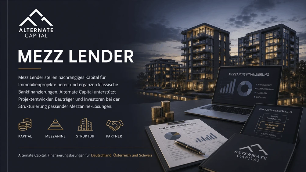 Mezzanine Kapitalgeber – Debt-Fonds und Family Offices für Immobilienprojekte